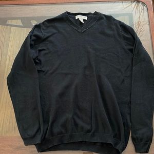 Pronto Uomo Cotton/cashmere V Neck Sweater.